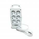 Πολύπριζο Ασφαλείας Μπρος Πίσω με 12 Θύρες και USB Πολύπριζο Ασφαλείας Μπρος Πίσω με 12 Θύρες και USB