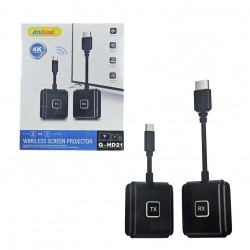 Andowl Ασύρματος Προβολέας Οθόνης 4K Q-HD21
