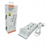 Πολύπριζο με 3 Θέσεις, 5 Θύρες USB και Ασύρματη Φόρτιση Πολύπριζο με 3 Θέσεις, 5 Θύρες USB και Ασύρματη Φόρτιση