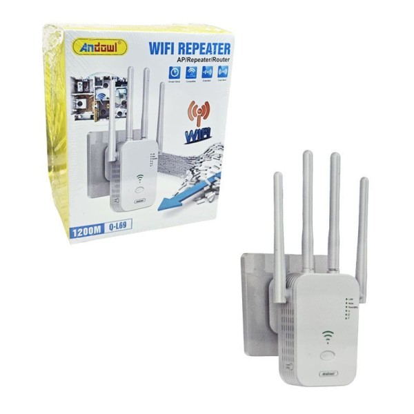 Andowl Επαναλήπτης WiFi 1200Mbps, Λειτουργίες AP/Repeater/Router Q-L69 Andowl Επαναλήπτης WiFi 1200Mbps, Λειτουργίες AP/Repeater/Router Q-L69