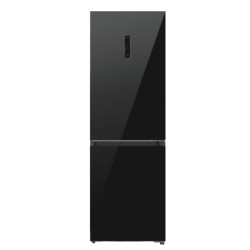Princess RCBGL355PAR Ψυγειοκαταψύκτης Total NoFrost Μαύρο Γυαλί 185X60X60