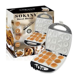 SOKANY Μηχανή μπισκότων για 13 μπισκότα 1400W SK-17A