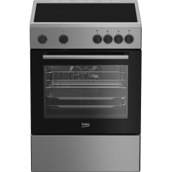 Beko FBM 6701X Κουζίνα 66lt με Κεραμικές Εστίες Π60cm Inox