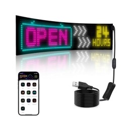 LED Εύκαμπτη πινακίδα panel bluetooth 190*920mm 