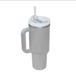 Θερμός ανοξείδωτο με καλαμάκι & λαβή 1.2lt