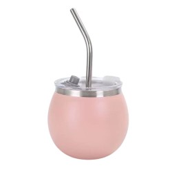 Θερμός ανοξείδωτο με καλαμάκι 180ml  