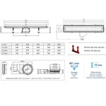 Pestan Karag Confluo Compact Primo Line Ευθύγραμμο Σιφόνι Δαπέδου Μαύρο 850 mm Pestan Karag Confluo Compact Primo Line Ευθύγραμμο Σιφόνι Δαπέδου Μαύρο 850 mm