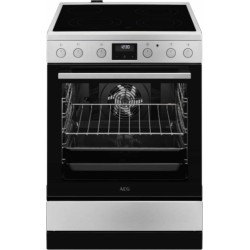 AEG CCB6442OBM Inox Κουζίνα με Κεραμικές Εστίες και Υδρόλυση