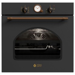 Thermogatz TGS 5580 XL Rustic Εντοιχιζόμενος Φούρνος Ανθρακί 80Lt