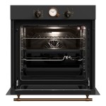 Thermogatz TGS 5580 XL Rustic Εντοιχιζόμενος Φούρνος Ανθρακί 80Lt Thermogatz TGS 5580 XL Rustic Εντοιχιζόμενος Φούρνος Ανθρακί 80Lt