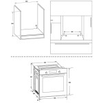 Thermogatz TGS 5580 XL Rustic Εντοιχιζόμενος Φούρνος Ανθρακί 80Lt Thermogatz TGS 5580 XL Rustic Εντοιχιζόμενος Φούρνος Ανθρακί 80Lt