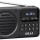 Akai APR-300BK Μαύρο μίνι φορητό ρετρό ραδιόφωνο FM/AM, Bluetooth, USB, microSD