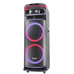 AKAI Party Speaker 1200 Φορητό Ηχείο Πάρτι 100W με Bluetooth 5.3, FM & TWS