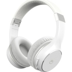 Motorola XT220 White Ασύρματα Over-Ear Ακουστικά, Αναδιπλούμενα, 40mm, 24h, με Μικρόφωνο