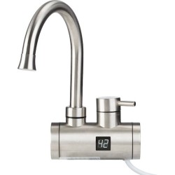 Osio OHF-2045 Ηλεκτρικός ταχυθερμαντήρας βρύση τοίχου με οθόνη inox για μπάνιο 3300W