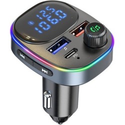 Philips DLP5531NB/GRS FM Transmitter αυτοκινήτου με Type-C και USB