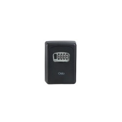 Οsio OSB-3680-BL Μαύρη κλειδοθήκη από αλουμίνιο με συνδυασμό 4 ψηφίων – 9 x 4 x 12cm