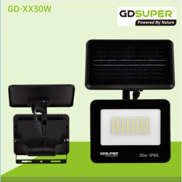 GDSUPER Ηλιακός προβολέας 30W IP65 GD-XX30W