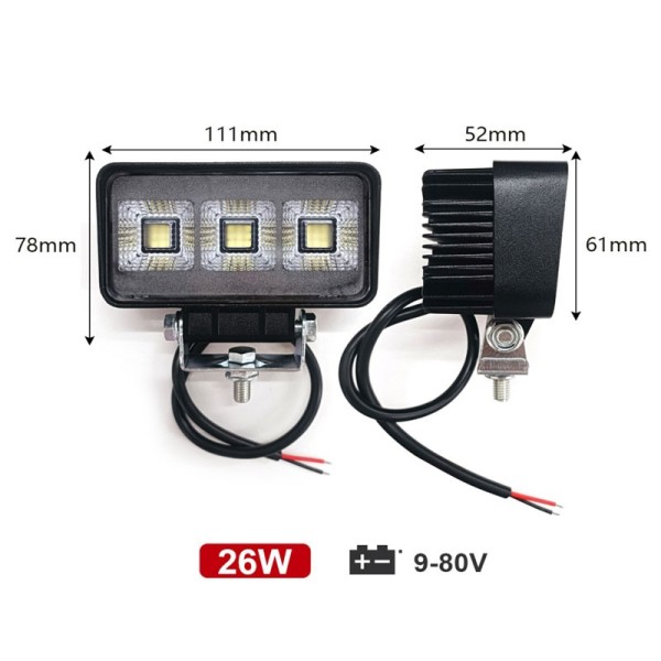 RCHANG LED Προβολέας εργασίας 26W W18437-11