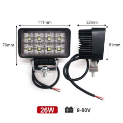 RCHANG LED Προβολέας εργασίας 26W W18437-12