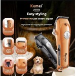 Kemei KM-1596 Επαναφορτιζόμενη Κουρευτική Μηχανή Κατοικιδίων Kemei KM-1596 Επαναφορτιζόμενη Κουρευτική Μηχανή Κατοικιδίων