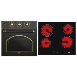 Σετ MULTIHOME B66-SF3 & MH-6135 Φούρνος Retro & Κεραμική Εστία 80895