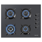 SILIFO SF6107 Εστία Υγραερίου 60cm Μαύρη SILIFO SF6107 Εστία Υγραερίου 60cm Μαύρη