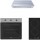 Σετ SILIFO SF6008 & SF6801 & SF6720ASI Φούρνος Υγραερίου, Εστία & Απορροφητήρας 113127