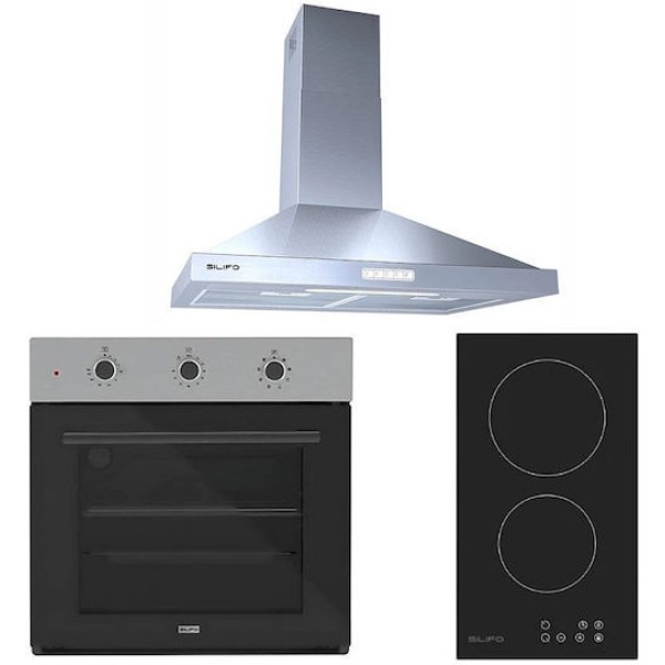 Σετ SILIFO SF6008 & SF6801 & SF6730API Φούρνος, Εστία & Απορροφητήρας 113132 Σετ SILIFO SF6008 & SF6801 & SF6730API Φούρνος, Εστία & Απορροφητήρας 113132