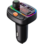 Osio OFT-4265BT Bluetooth FM Transmitter Αυτοκινήτου με 1×USB-A + 1×USB-C, Hands-Free & Φωτισμό 7 Χρ Osio OFT-4265BT Bluetooth FM Transmitter Αυτοκινήτου με 1×USB-A + 1×USB-C, Hands-Free & Φωτισμό 7 Χρ