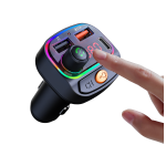 Osio OFT-4265BT Bluetooth FM Transmitter Αυτοκινήτου με 1×USB-A + 1×USB-C, Hands-Free & Φωτισμό 7 Χρ Osio OFT-4265BT Bluetooth FM Transmitter Αυτοκινήτου με 1×USB-A + 1×USB-C, Hands-Free & Φωτισμό 7 Χρ
