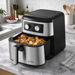 First Austria FA-5053-7 – Φριτέζα Αέρος 8L 1700W με Μηχανικά Χειριστήρια (80–200°C) & Αθόρυβη Λειτου