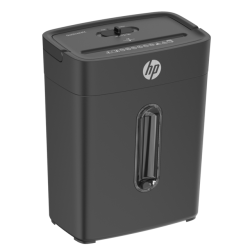 HP OneShred 6CC (2800) – Καταστροφέας Εγγράφων P-4 Σταυρωτής Κοπής για 6 Φύλλα με Κάδο 14L (Μαύρος, 