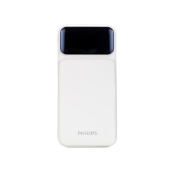 Philips DLP1922CW/GRS Λευκό Power bank με γρήγορη φόρτιση, 2x USB-C, USB-A και ενσωματωμένα καλώδια 