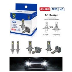 RCHANG Canbus λάμπες αυτοκινήτου 32W X18 LED H4 W18524-2