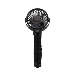 Ανεμιστήρας Mini Flexible PRMF-80691 Primo 4'' 10cm Μαύρος Επαναφορτιζόμενος