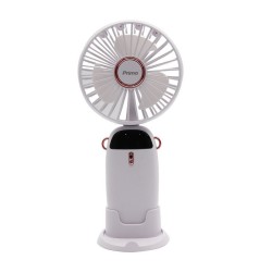 Ανεμιστήρας Mini PRMF-80695 Primo 3.5'' 9cm Λευκός Επαναφορτιζόμενος