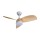 Ανεμιστήρας Οροφής PRCF-80661 PRIMO 36'' 91εκ. DC Με Τηλεχειριστήριο 1 Φως LED Λευκός με 3 ξύλινα φτερά