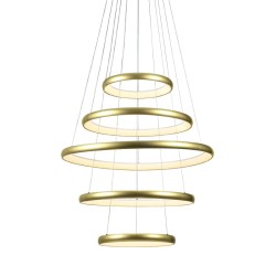 ACA HARMONY-ΦΩΤΙΣΤΙΚΟ ΚΡΕΜΑΣΤΟ ΧΡΥΣΟ ΑΛΟΥΜΙΝΙΟΥ LED SMD 80W CCT 6400LM IP20 Φ800X1900MM