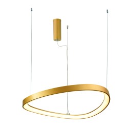 ACA HARMONY-ΦΩΤΙΣΤΙΚΟ ΚΡΕΜΑΣΤΟ ΧΡΥΣΟ ΑΛΟΥΜΙΝΙΟΥ LED SMD 33W CCT 3000LM IP20 Φ400Χ1200ΜΜ