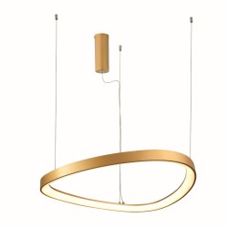 ACA HARMONY-ΦΩΤΙΣΤΙΚΟ ΚΡΕΜΑΣΤΟ ΧΡΥΣΟ ΑΛΟΥΜΙΝΙΟΥ LED SMD 73W CCT 5800LM IP20 Φ800Χ1200ΜΜ