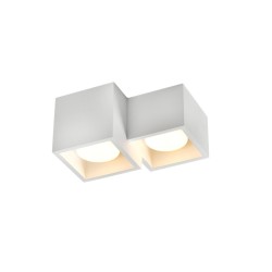 ACA ΓΥΨΙΝΟ 2 ΤΕΤΡΑΓΩΝA Φ/Σ ΟΡΟΦΗΣ ΦΥΣΙΚΟ 265*235*150 GENI 2*GX53