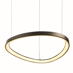 ACA HARMONY-ΦΩΤΙΣΤΙΚΟ ΚΡΕΜΑΣΤΟ ΜΑΥΡΟ ΜΑΤ ΑΛΟΥΜΙΝΙΟΥ LED SMD 44W CCT 4670LM IP20 Φ600Χ1200ΜΜ