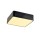 ACA ΟΡΟΦΗΣ Φ/Σ LED 40W 4000LM CCT ΜΑΥΡΟ ΜΕΤ/ΚΟ 48X48XH13CM EMERY