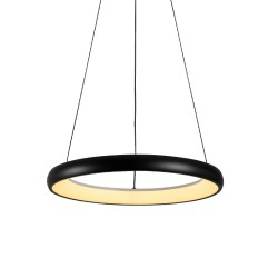 ACA HARMONY-ΦΩΤΙΣΤΙΚΟ ΚΡΕΜΑΣΤΟ ΜΑΥΡΟ ΑΛΟΥΜΙΝΙΟΥ LED SMD 32W CCT 2500LM IP20 Φ600X1000MM