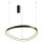 ACA HARMONY-ΦΩΤΙΣΤΙΚΟ ΚΡΕΜΑΣΤΟ ΜΑΥΡΟ ΜΑΤ ΑΛΟΥΜΙΝΙΟΥ LED SMD 33W CCT 3000LM IP20 Φ400Χ1200ΜΜ