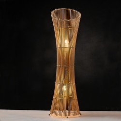 ACA ΕΠΙΔΑΠΕΔΙΟ Φ/Σ 2ΧΕ27 ΜΠΑΜΠΟΥ D29.5XH1180CM ΣΥΜΗ