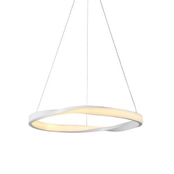 ACA ΚΡΕΜΑΣΤΟ Φ/Σ LED 32W 2500LM CCT IP20 ΛΕΥΚΟ ΜΕΤΑΛΛΙΚΟ + ΑΚΡΥΛΙΚΟ