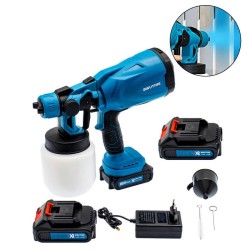 BISUTIME BS-468 Επαναφορτιζόμενο πιστόλι βαφής με 2 μπαατρίες 48V 