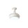 Eurolamp 300-20519 Ανεμιστήρας-φωτιστικό Με Ανοιγοκλειόμενες Φτερωτές Φ42 DC Μοτέρ 15w Λευκός Με Κοντρόλ 18w Βιδωτός Σε Ε27